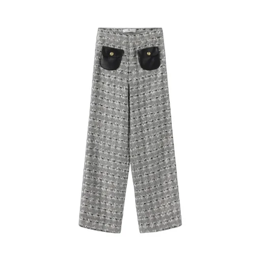 Plaid Casual Pants