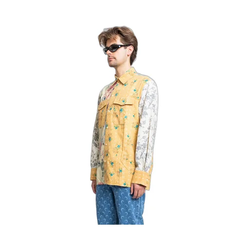 Floral Printed Long Sleeved Shirt
