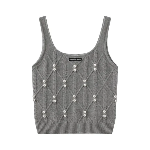 Sleeveless Knitted Vest