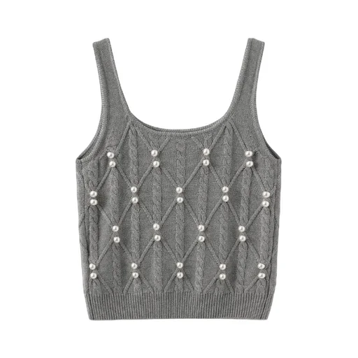 Sleeveless Knitted Vest