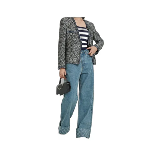 Diamond-Studded Jeans