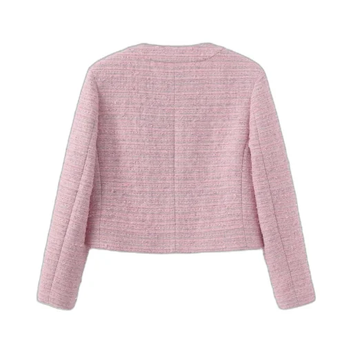 Crew Neck Casual Jacket