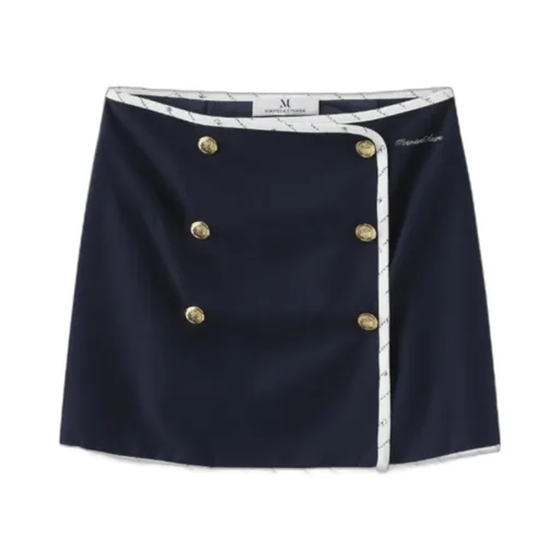 Button Detail Skirt