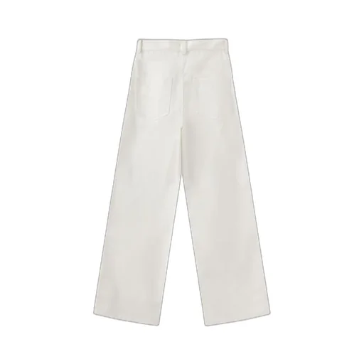 Heart Embroidered Casual Pants