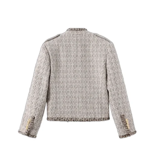 Stand Collar Lace Jacket