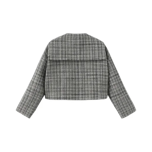 Navy Collar Casual Jacket