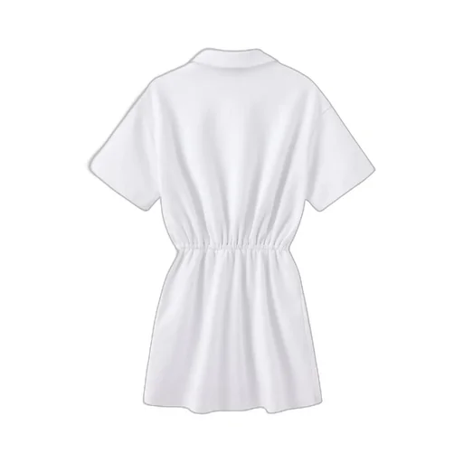 Heart Embroidered Polo Dress