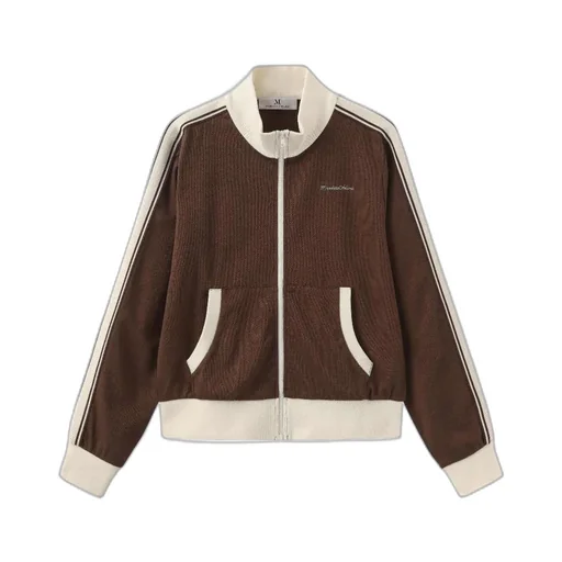 Long-Sleeved Zip-Up Jacket