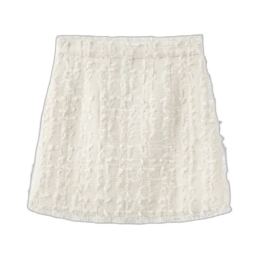 Button Detail Skirt