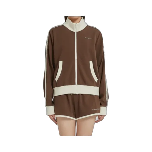 Long-Sleeved Zip-Up Jacket