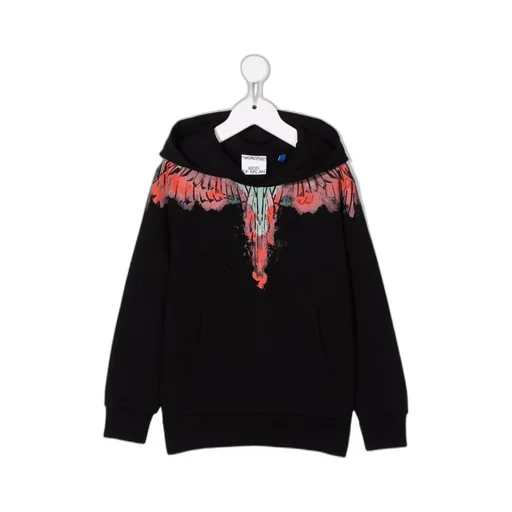 Wings-Print Hoodie