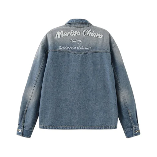 Long-Sleeved Denim Jacket