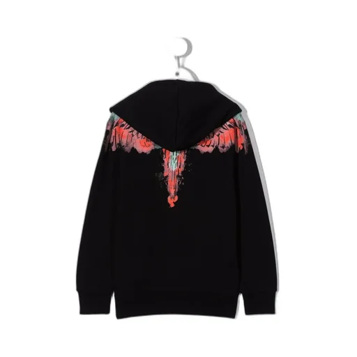 Wings-Print Hoodie