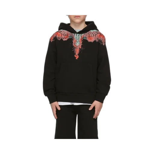 Wings-Print Hoodie