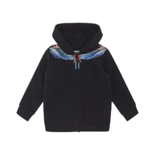 Wings-Print Hoodie