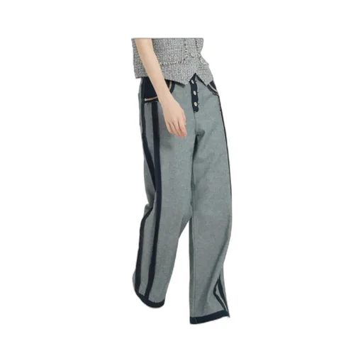 Belt Loop Panel Jeans