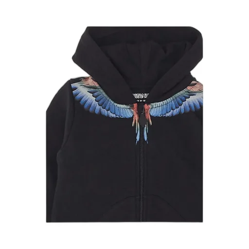 Wings-Print Hoodie