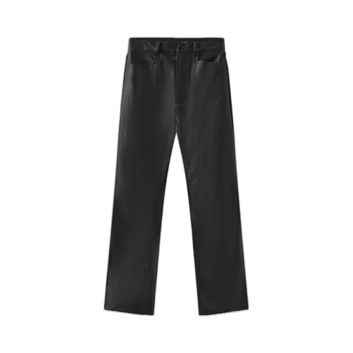 Belt Loop Leather Pants