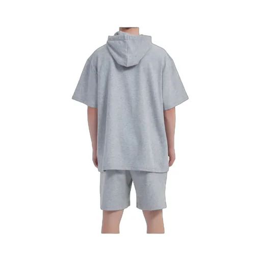 Short-Sleeved Hooded T-Shirt