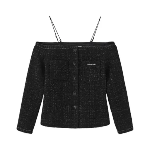 Off-Shoulder Casual Jacket