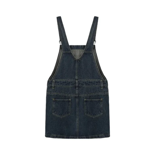 Denim Overalls Skirt