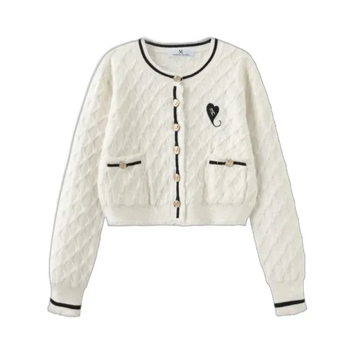 Diamond Knitted Cardigan