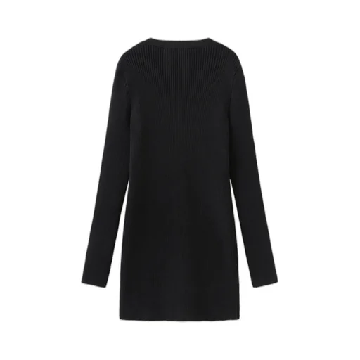 Zippered Knit Dress
