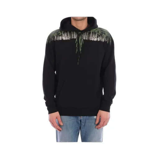 Wing Printed Hooded Sweater