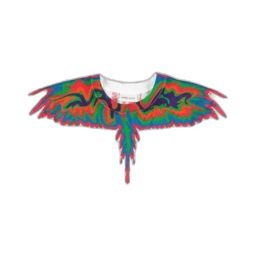 Wings-Print Cotton T-Shirt