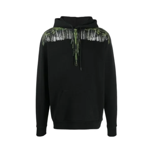 Wing Printed Hooded Sweater