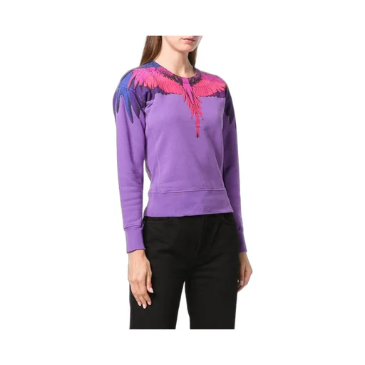 Bird Feather Flying Wing Printed Pullover