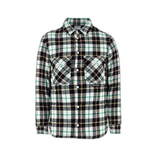 Padded Pocket Checked Shirt