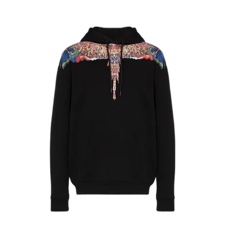 Wing Printed Hooded Sweater