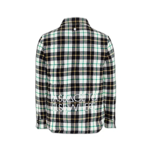 Padded Pocket Checked Shirt