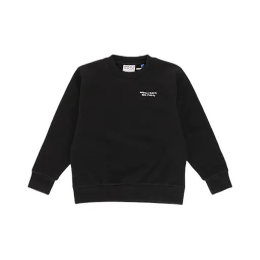 Cross-Printed Crewneck Sweatshirt