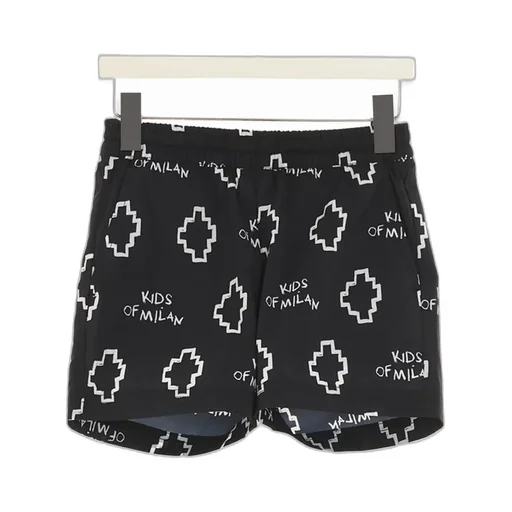 Allover Logo Printed Swim Shorts