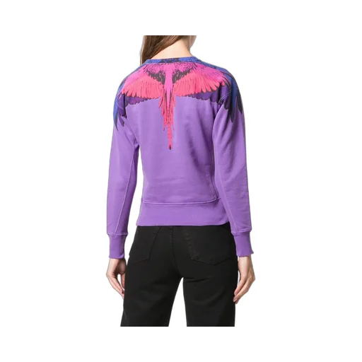 Bird Feather Flying Wing Printed Pullover