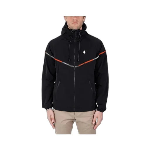 Tape-Detail Windbreaker