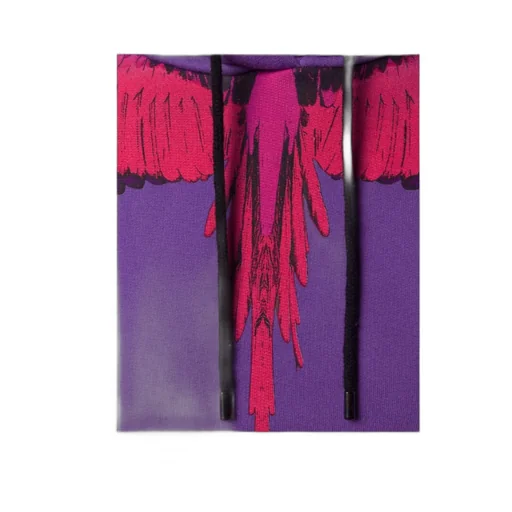 Wings Printed Hooded Sweater