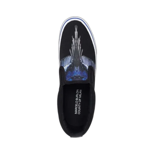 County Of Milan Printed Slip-On Sneakers