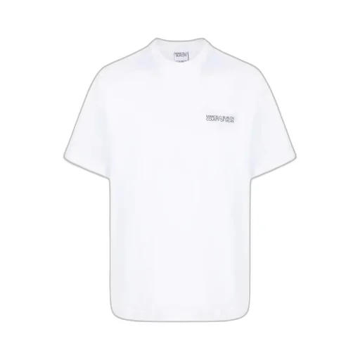 County Of Milan Tempera Cross Crewneck T-Shirt
