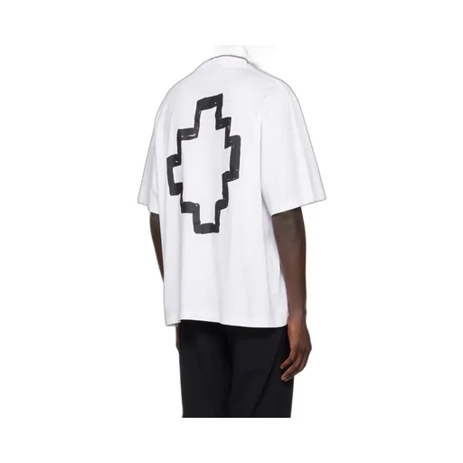 County Of Milan Tempera Cross Crewneck T-Shirt