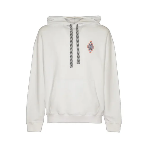 County Of Milan Cross Motif Embroidered Hoodie