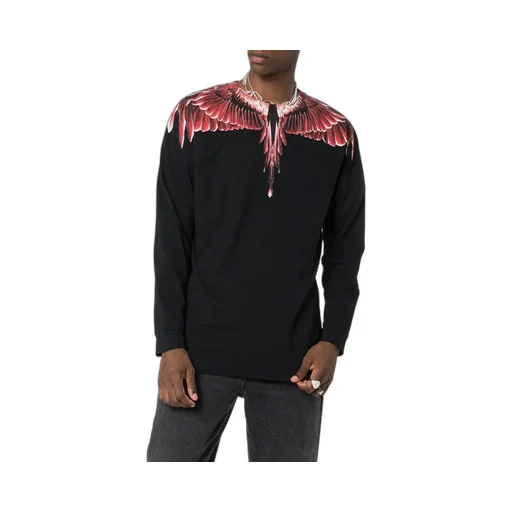 Wings Print Long Sleeve T-Shirt