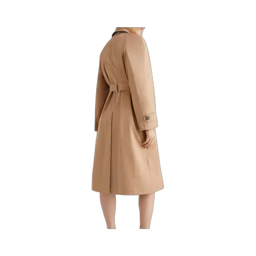 Stretch Gabardine Trench Coat
