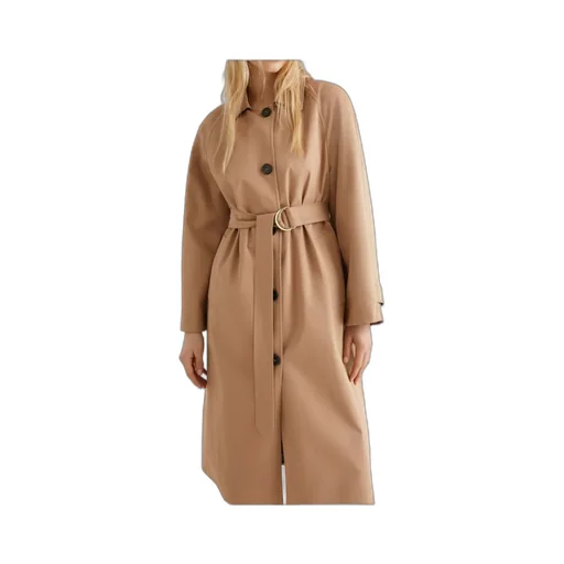 Stretch Gabardine Trench Coat