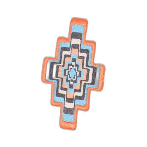 County Of Milan Cross Motif Embroidered Hoodie