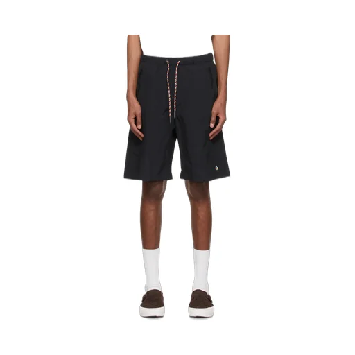 County Of Milan Logo Embroidered Drawstring Shorts