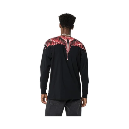 Wings Print Long Sleeve T-Shirt