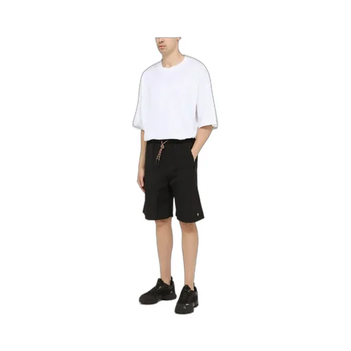 County Of Milan Logo Embroidered Drawstring Shorts
